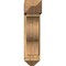 Ekena Millwork Funston Arts and Crafts Rough Sawn Bracket w/ Offset Brace, Western Red Cedar, 8"W x 24"D x 32"H BKT0806X24X32FST03RWR - alternate 2